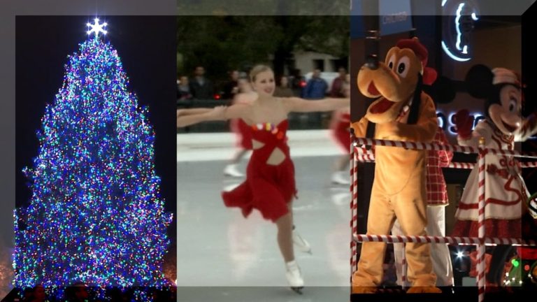 시카고 대형 성탄트리 점등식, 아이스링크 개장, 빛 축제