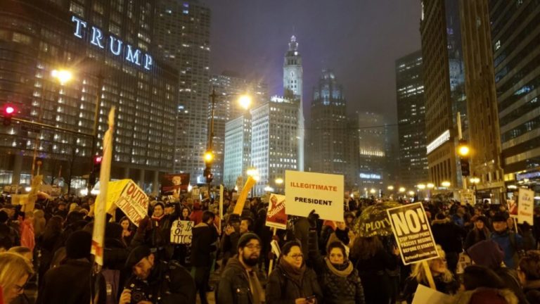 [영상] 반 트럼프 시위