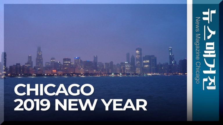 시카고 2019년 새해 첫 아침과 근하신년 謹賀新年